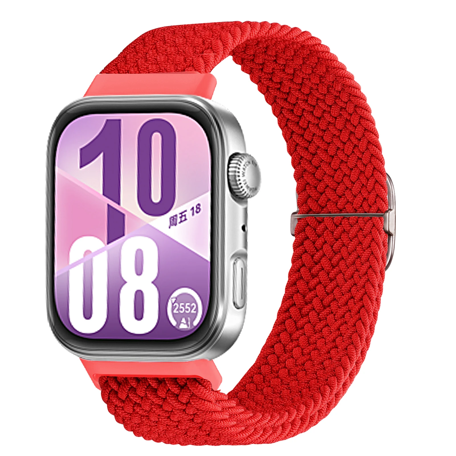 Braided Solo Loop Nylon Strap - Adjustable Sport Bracelet Accessory