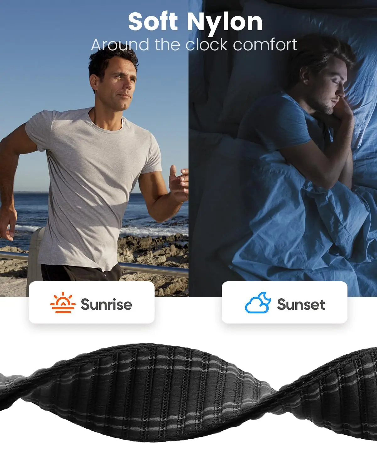 Adjustable Elastic Nylon Sport Band