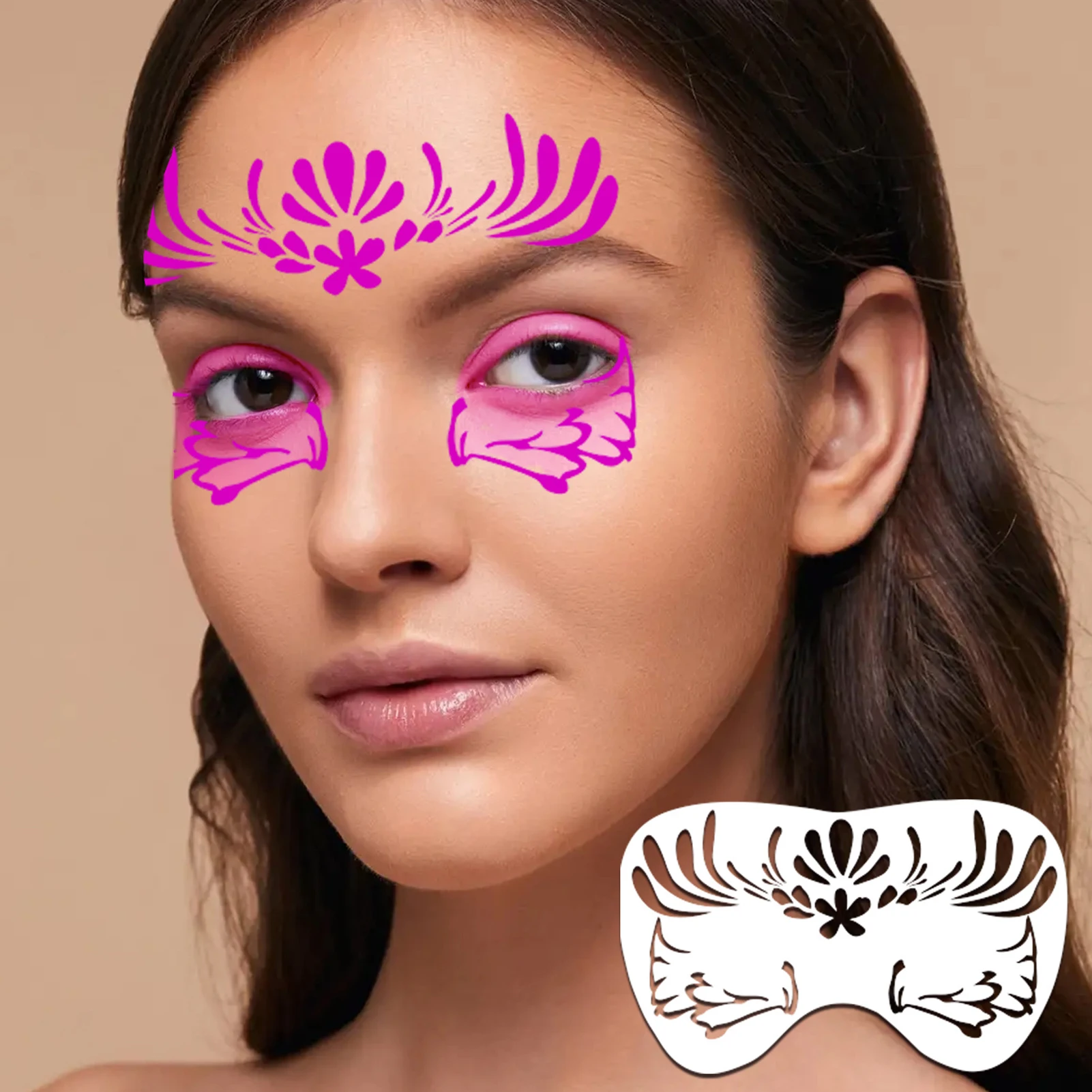 16PCS 페이스 페인팅 드로잉 템플릿 DIY 작은 드로잉 템플릿 스텐실 벽 캔버스 홈 데코 페인팅용