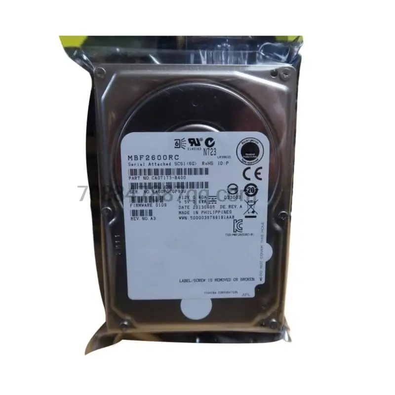 

original 100% authentique MBF2600RC 600G SAS 2.5 10K 6G