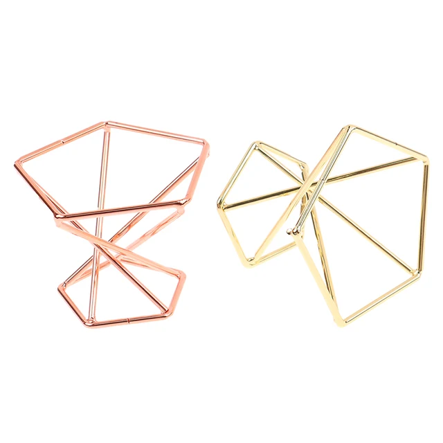 3Pcs Bracket Virágkosár -Állvány Minimalista Geometriai Fém Növényi Kiállítás - Image 6