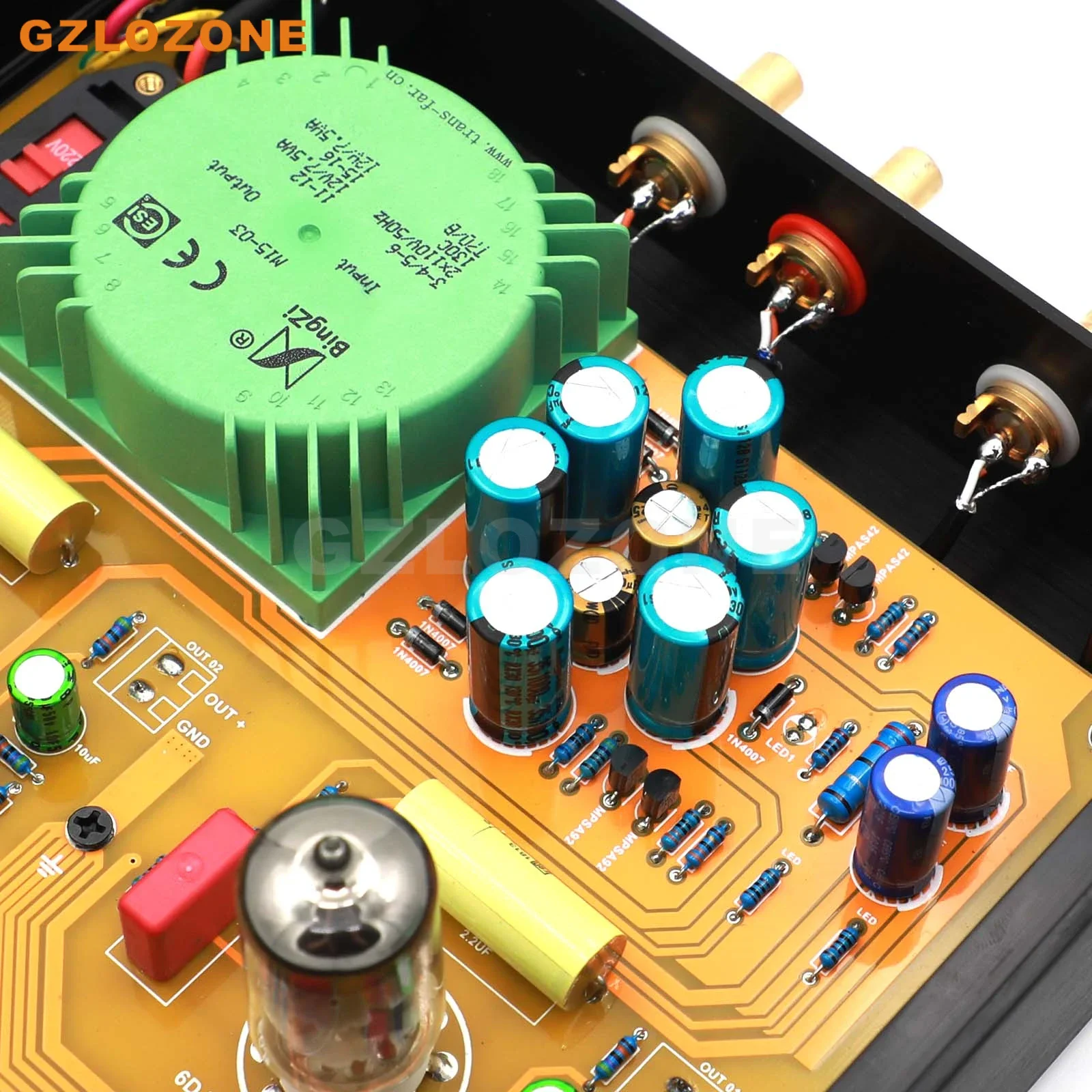HIFI Finished Tube Buffer Preamplifier Base On Musical Fidelity X-10D Preamp