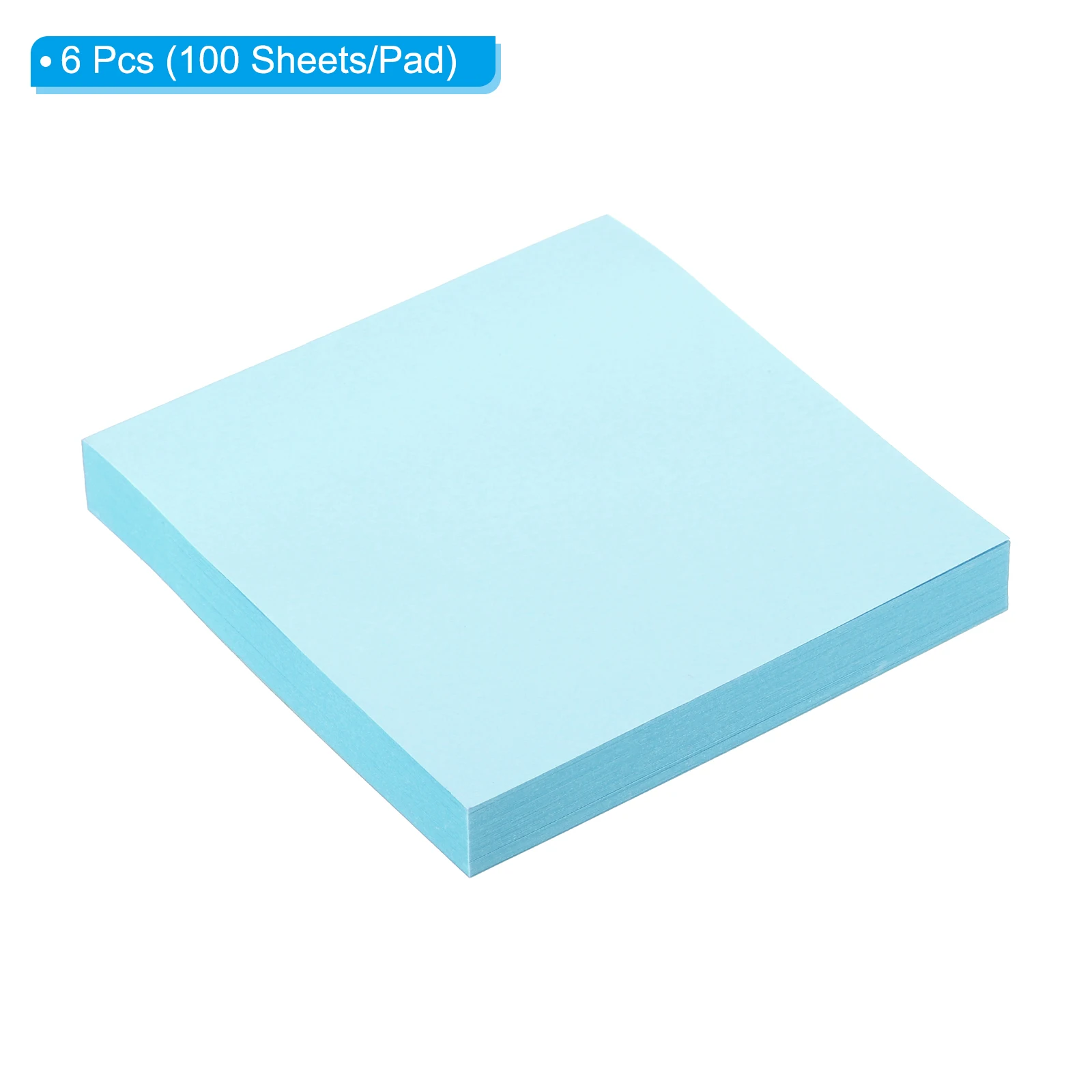 6 Pack Sticky Notes,Self-Stick Note Pads Bright Color 100 Sheets/Pad ...