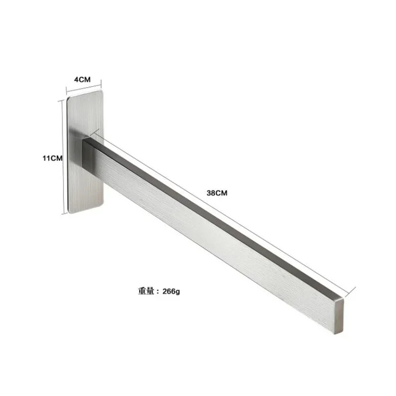 Towel Holder Rack 304 Stainless Steel Towel Organizer Wall Mounted Bathroom Storage Shelves 4