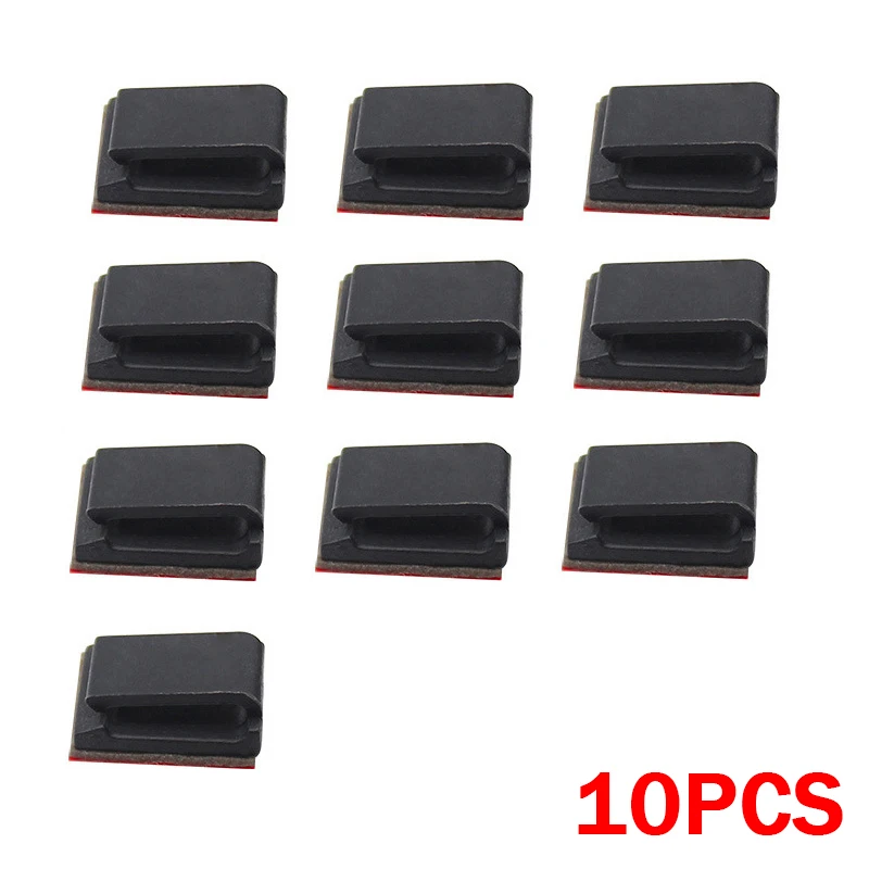60 Clip Adesive Per Strisce LED E Cavi - Supporti Per Luci Da 10mm, Organizer Fili