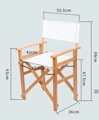 Replacement Canvas Directors Chairs Cover Stool Protector Chairs Canvas Covers Simple Solid Seat Covers Set Outdoor Yard Garden