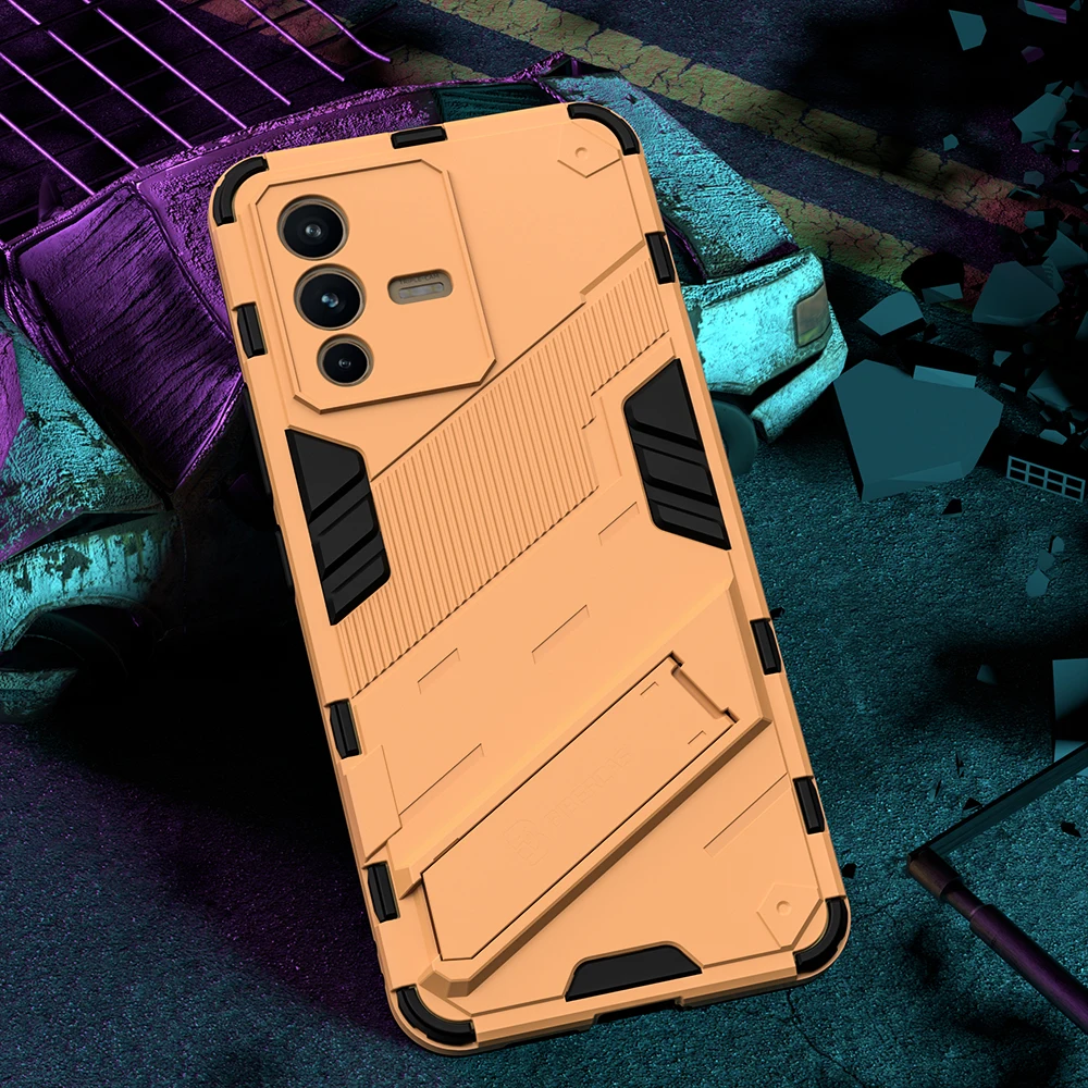 KEYSION Shockproof Armor Case for VIVO V23 5G V23 Pro V21e Y21