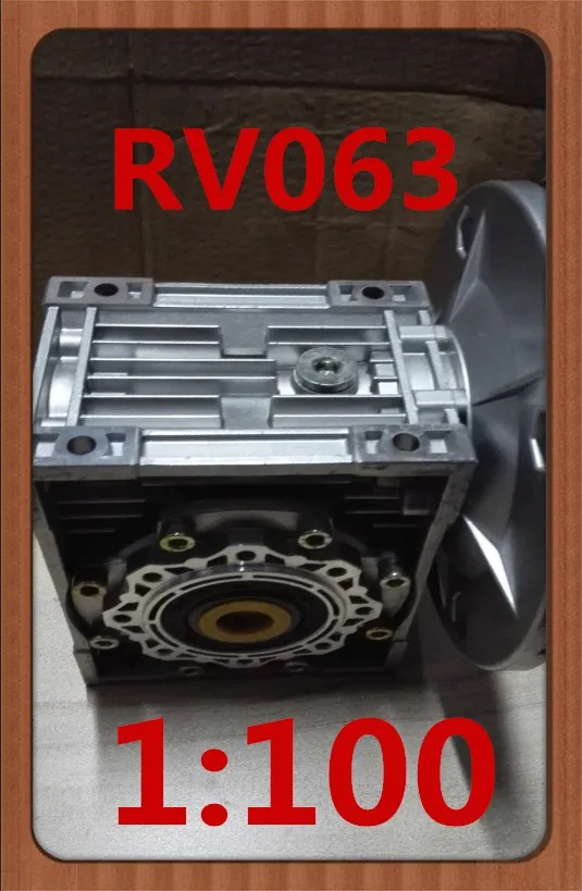 

NMRV Turbine Worm Reducer RV063 1:100 19 Key Input Hole 6 WJ60 b5-100-80