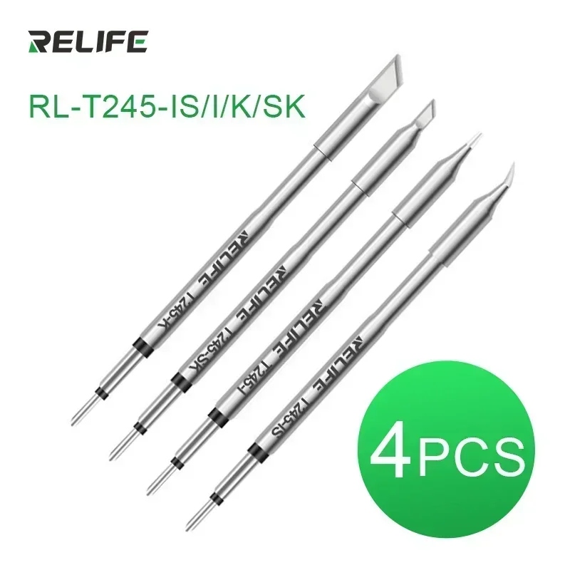 Soldering Iron Tips RELIFE C245 K/IS/I/SK Soldering Iron Tips Lead Free Heating Core Compatible JBC Sugon GVM Aifen Aixun soldering station Handle