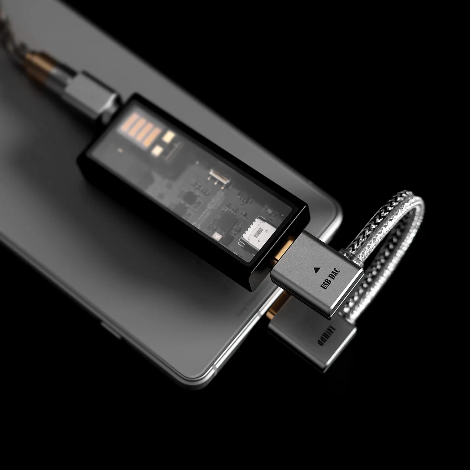 DDHiFi TC 09 L USB-CからUSB-C形状のOTGケーブル、携帯電話と