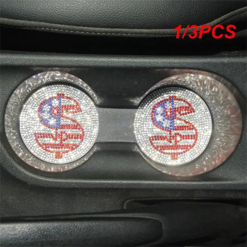 

1/3PCS Full Coaster Can Be Reused Universal Convenient Colorful Shockproof Car Accessories Car Interior Coaster