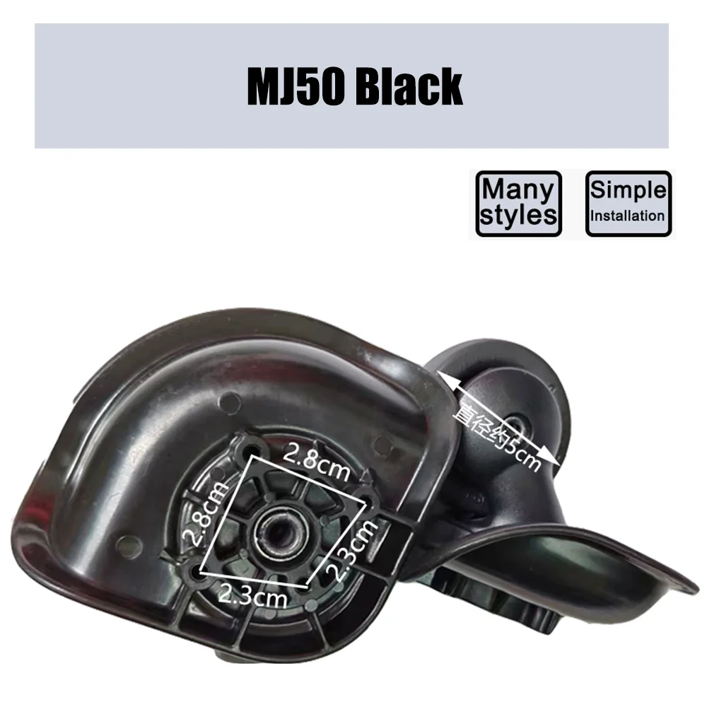 Suitable For HINOMOTO MJ2 Trolley Case Wheel Pulley Sliding Casters Universal Wheel Luggage Wheel Smooth Slient Wear-resistant