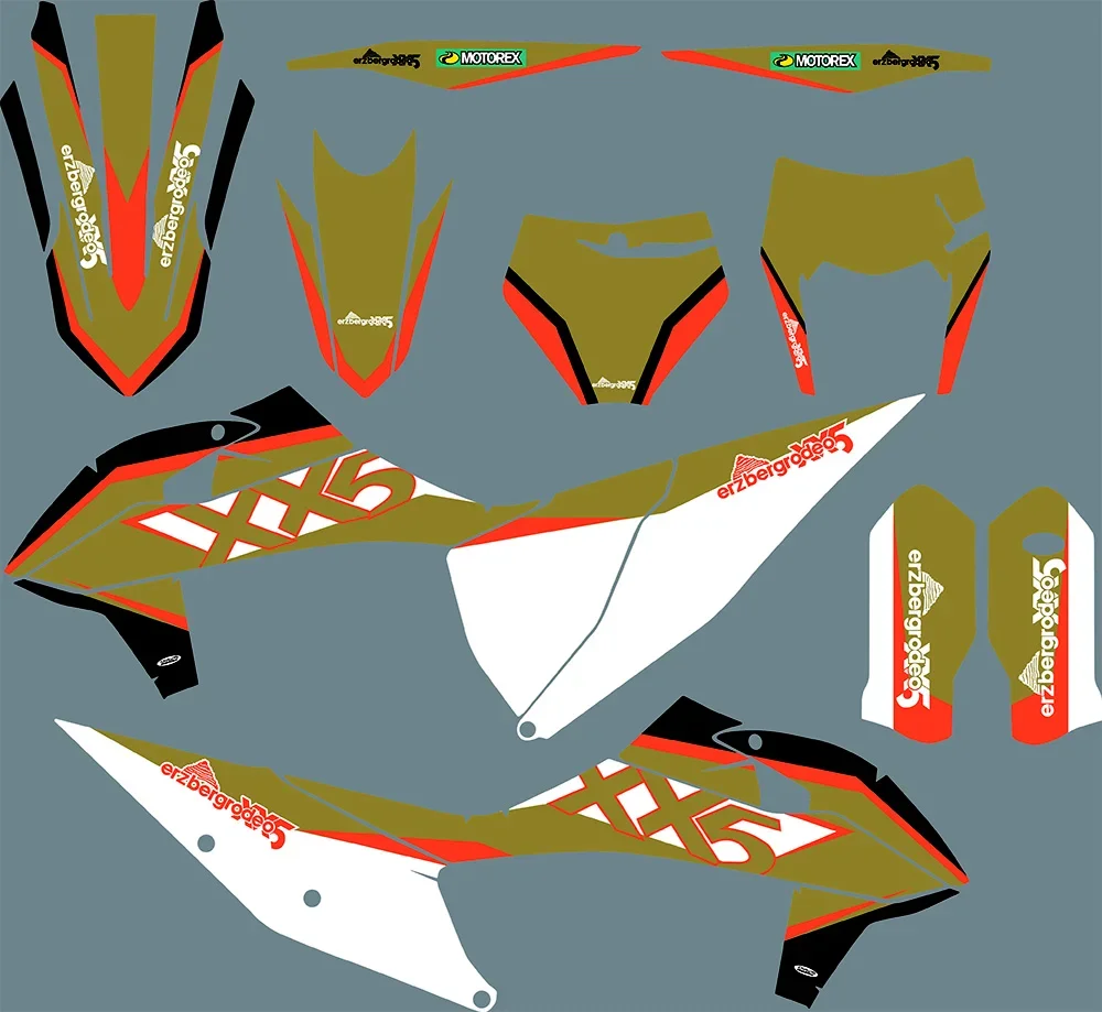 

Motorcycle Team Graphic & Backgrounds Decal Sticker Kits for EXC XCF XCW SX SXF 2019-2020