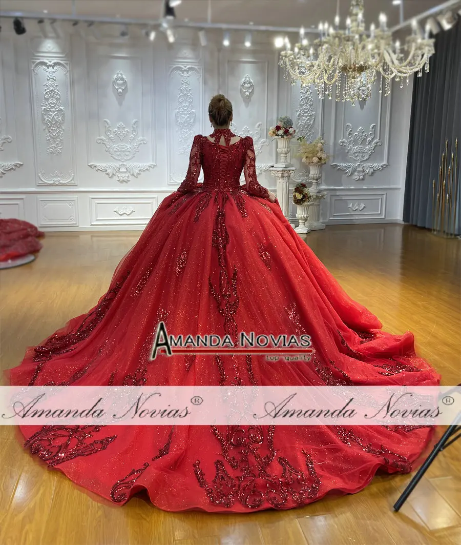 Customized NS4716 Wine Red Wedding Dresses New - AliExpress 320