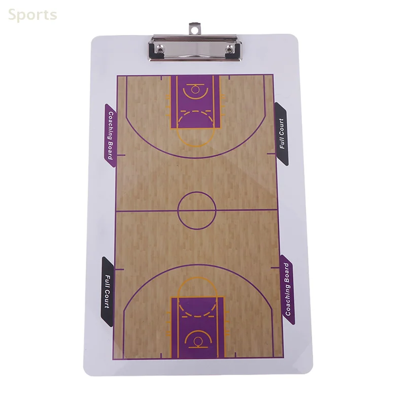 Basketball Coaching Boards Portable Basketball Training Coach Guidance Erasable Whiteboard Rewritable Referees Gear Tactic Board