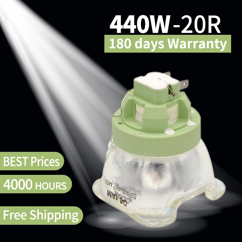 Projecteur de lumière de scène à faisceau mobile, lampe 20R 440W