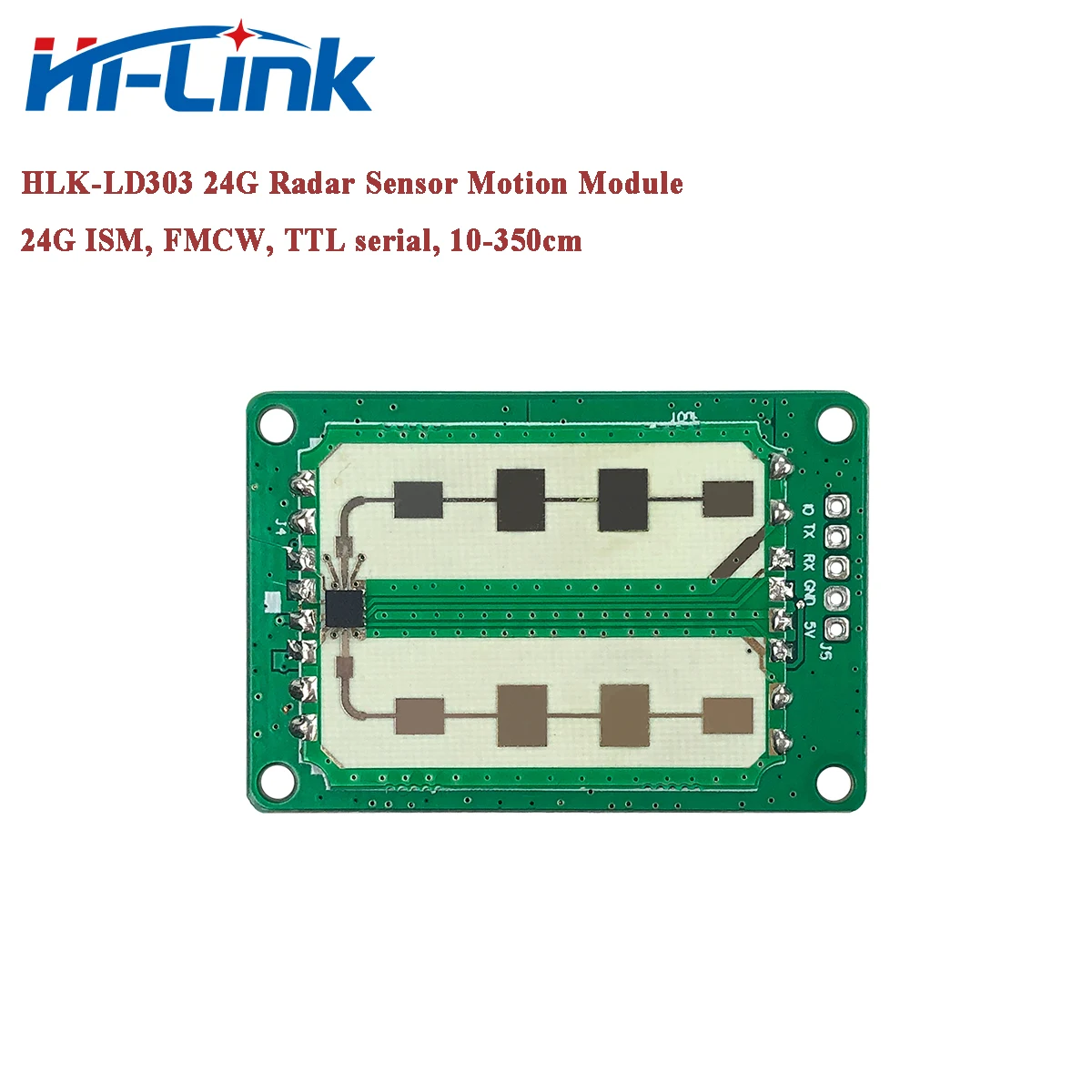 Free Shipping 2pcs HLK-LD303 24G 0.1m-3.5m Human Presence Radar Motion Sensor Module free shipping 5pcs 10g small size radar sensor module hlk ld101