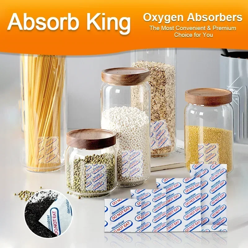 80Cc/300Cc/800Cc/2000Cc Oxygen Absorber Christmas Festival Food Canned Dry Food Coffee Cat Nut Moisture Absorber Desiccant Moisture Absorber Oxygen Absorber for Food