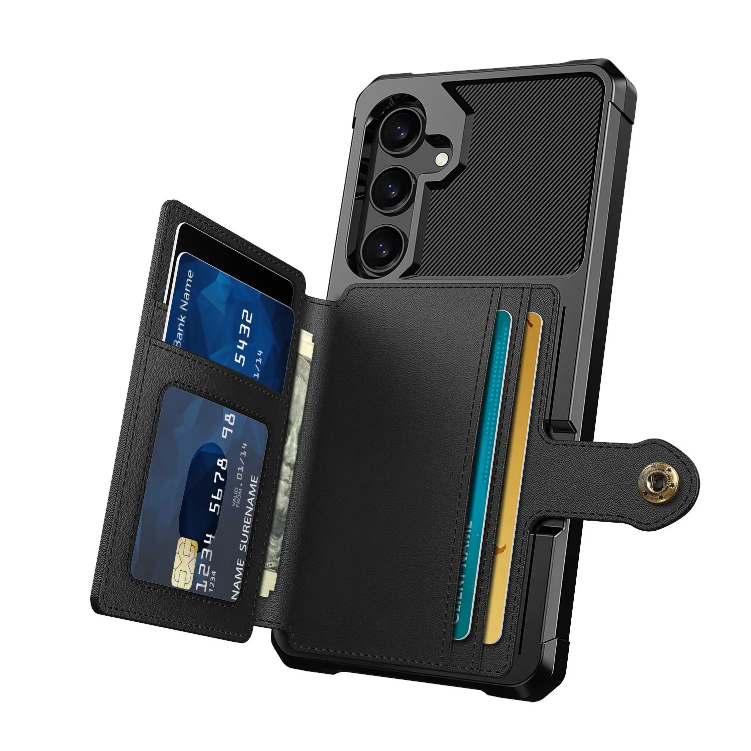 

Чехол-книжка для Samsung Galaxy A55 A35 с отделением для карт