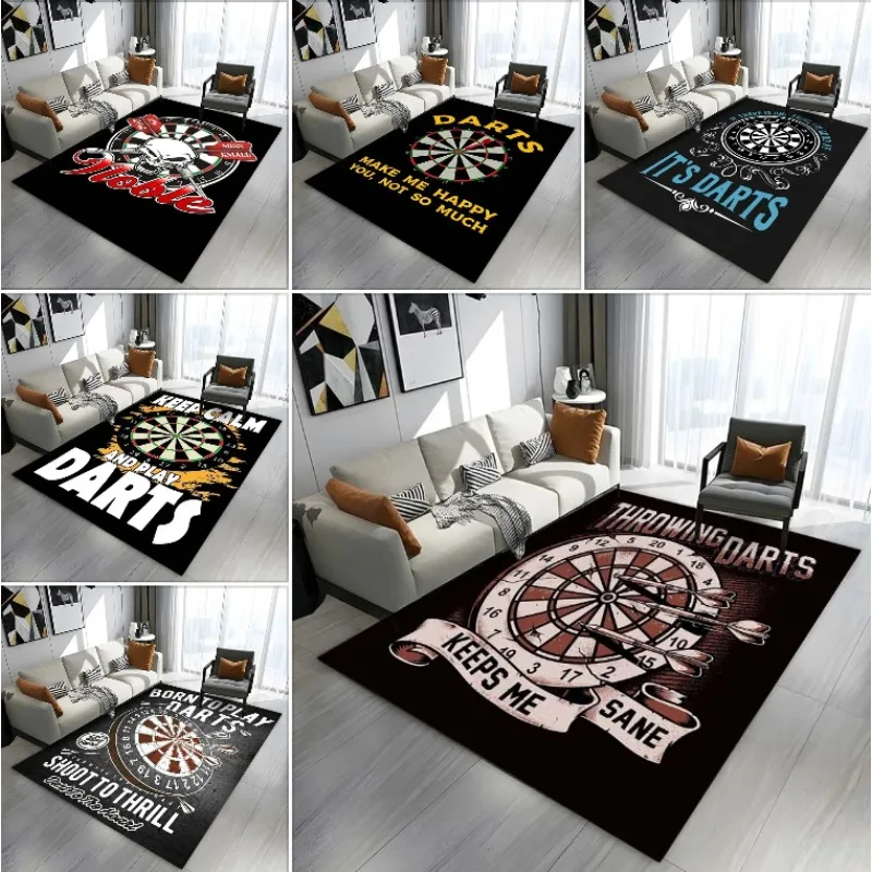 MINISO Disney Sport Carpet Dart Target Pattern Rug for Living Room Bathroom Mat Creative Doormat Carpet for Bedroom Home Decor 1