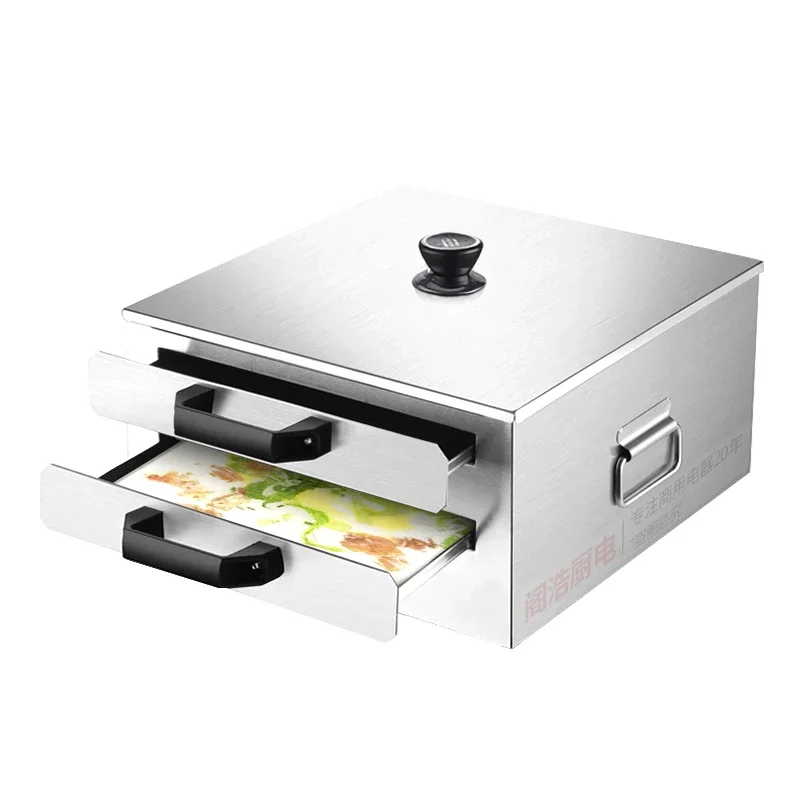 Rice roll machine small household 304 stainless steel drawer type tray steamer mini household Guangdong rice roll steamer 5