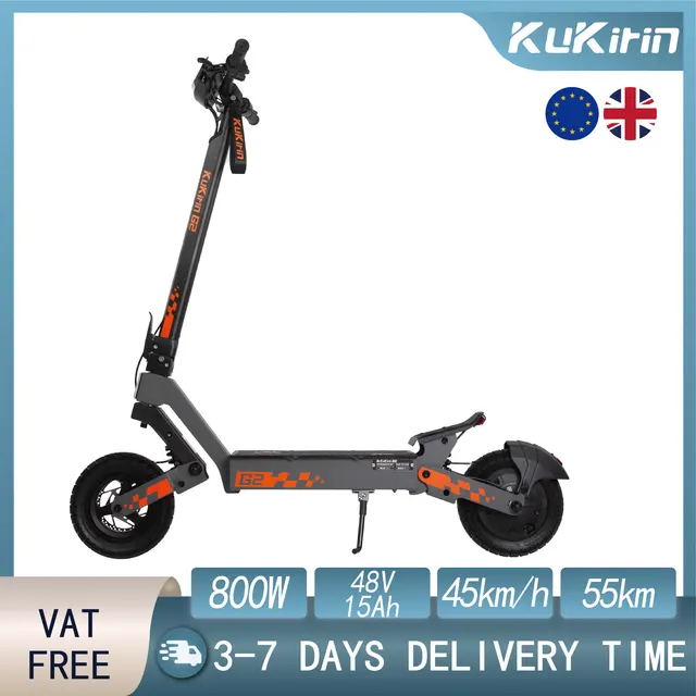 Kukirin G2 – trottinette électrique pliable, 800W, 48v, 15ah, vitesse maximale 45 km/h, pneus de 10 pouces, portée maximale de 55km, nouveauté 2026 1