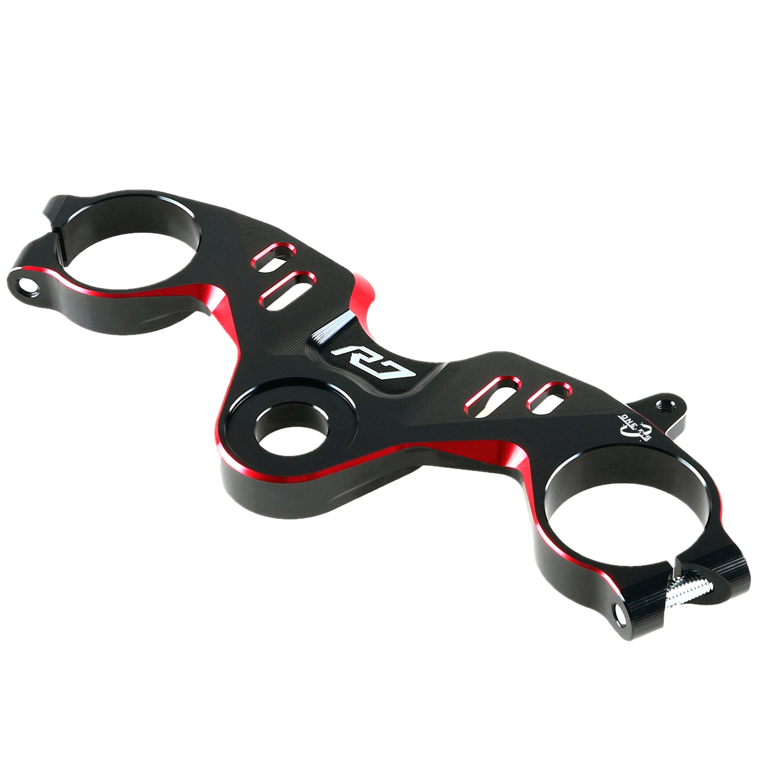 Motorcycle CNC Racing Refit Clip On Handle Bars Front End Upper Top Clamp For YAMAHA R7 2021-2023 3