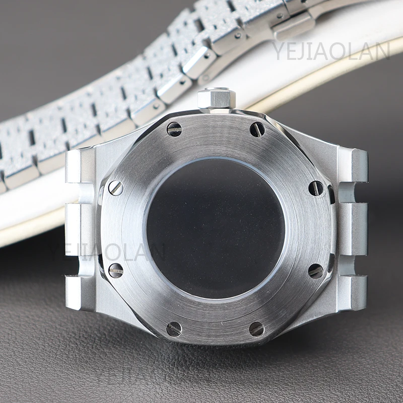 New Releases 41mm Case Bracelet Men's Watch Watchband Parts For Seiko nh34 nh36 nh35 nh38 Movement 31.8mm Dial Sapphire Crystal