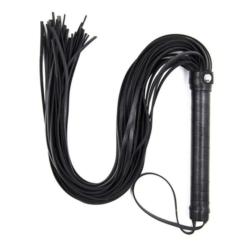 Horse Riding Whip Horsewhip Riding Sports Equipment Anti Slippery PU Leather Handle Horse Whip Riding Horse Racing Equestrian Tool