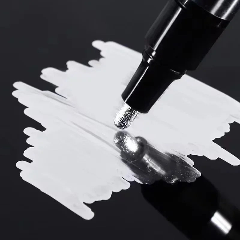 Chrome Mirror Marker Pen 1mm DIY Reflective Paint Pen Permanent Gold SILVER Marker Touch Up Model Painting Marking 1pcs permanent marker pen,marker pens,permanent marker,permanent markers,paint marker pen,markers pen,marker pen,art marker pens,paint marker pens,metallic markers pens