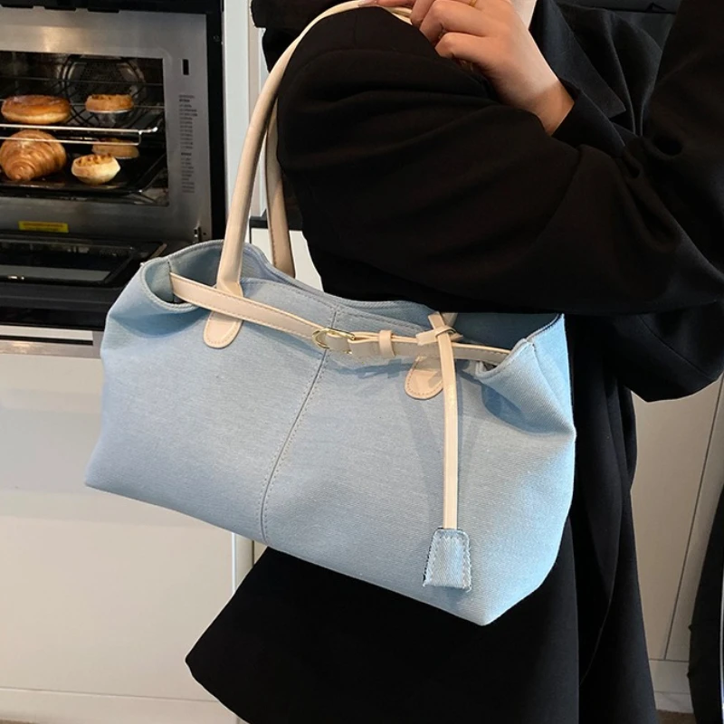 Borsa a Spalla da Donna 2025 di Alta Qualità, Alla Moda, Versatile, per il Pendolarismo, Semplice, Casual, Grande Capacità, Monospalla - immagine 3