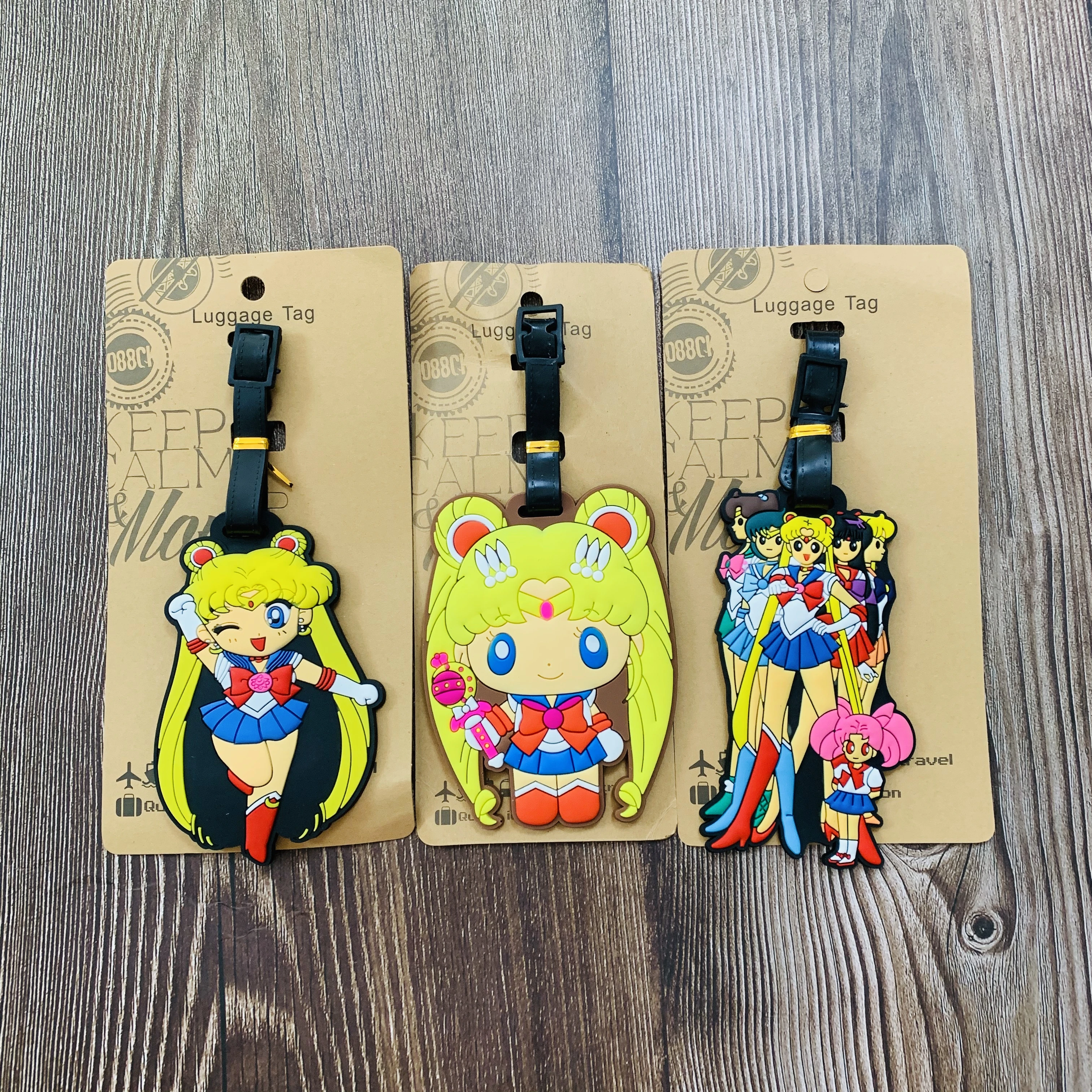 Sailor moon luggage tag Clearance