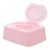 Wet Wipes Storage Box Baby Bath Tub Container Refillable Dispenser Pink Pp Case 4