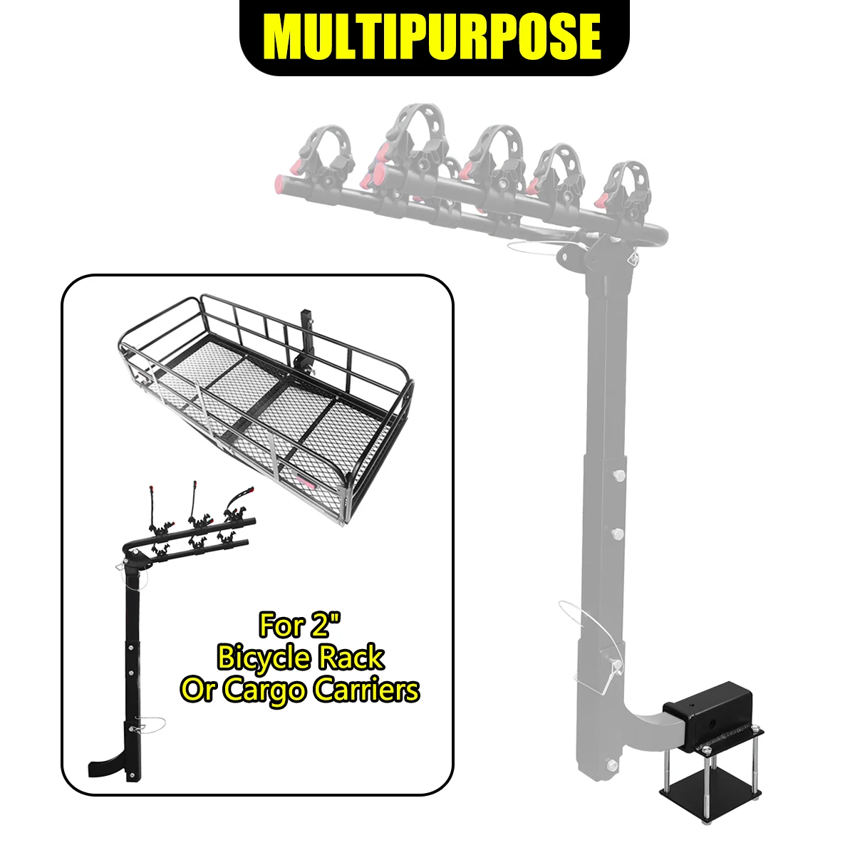 Hitch Cargo Carrier Bike Rack Trailer Hitch Mount Bike Rack Hitch