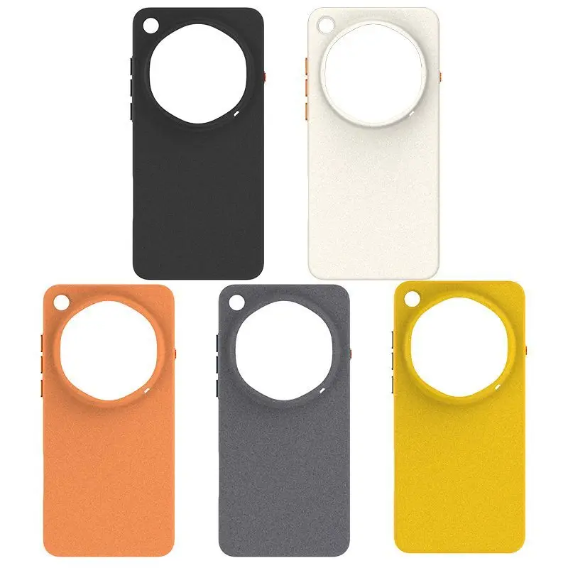 Rock Sand Texture Frosted Acrylic Shockproof Case with Built-in Magnetic Cover