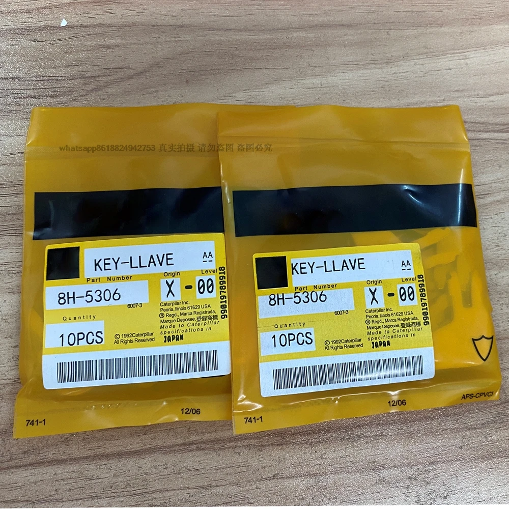 10 Keys 8H5306 8H-5306 8398 for CAT For Caterpillar Master Disconnect Key 931B 931C 933 933C 935B 935C 939 939C 941 943 951B ignition start key