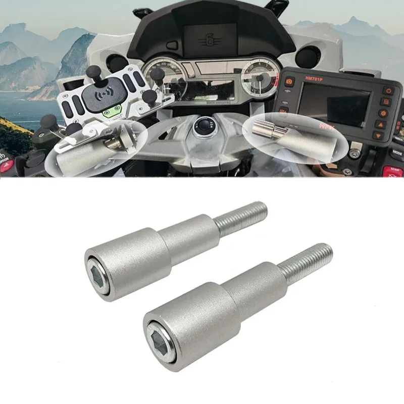 Motorcycle Mobile Phone Bracket Extension Rod Fit For BMW K1600GT K1600GTL K1600B R1200RT R1250RT K1600 GT/GTL