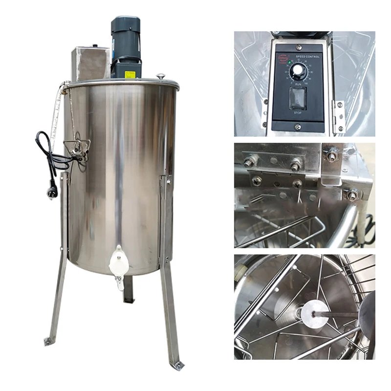 

2-frame/3-frame Honey Shaker, Honey Separator, Stainless Steel Electric Honey Collection Bucket, Beekeeping Tools