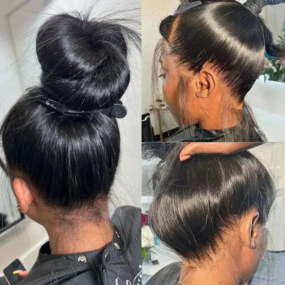 Perruque en cheveux humains vietnamiens, densité 230%, avec dentelle frontale 13×4, dentelle frontale transparente HD 13×6, effet Body Wave et Water Wave, pré-épilée, 30 38 pouces, perruque 360 Full Lace
