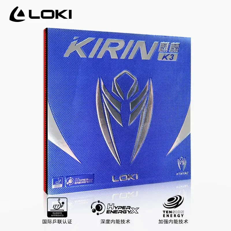 LOKI-K3 Ping Pong Rubber Sheet Non-Sticky Table Tennis Rubber Pre-Tuned Cake Sponge Backhand (Counter) Fast Break