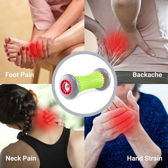 Foot Massager Massage Roller Yoga Massage Ball Plantar Fascia Roller Muscle Relaxation for Sport Fitness Balls Body Exercise Set 5