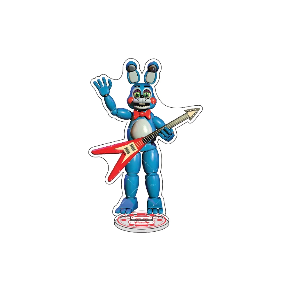 FNaF Acrylic Stand Figure - The Main Cast: Freddy Fazbear & Foxy the Pirate Fox - Unique Christmas Gift & Desk Ornament
