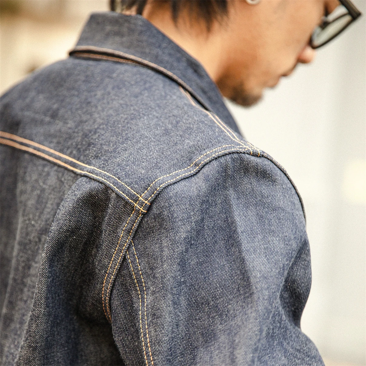 Red Tornado 506XX Jean Jacket American Casual Style Type 1 Selvedge Denim Blouse 4