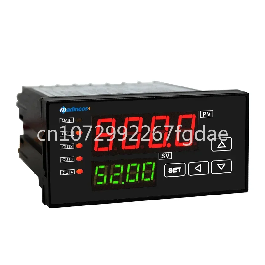 

MPD510Q:0.2% 7-сегментный 4-строчный импульсный входной сигнал 0-30 кГц Тахометр двигателя Цифровой тахометр с RS485, 4-20мА, реле