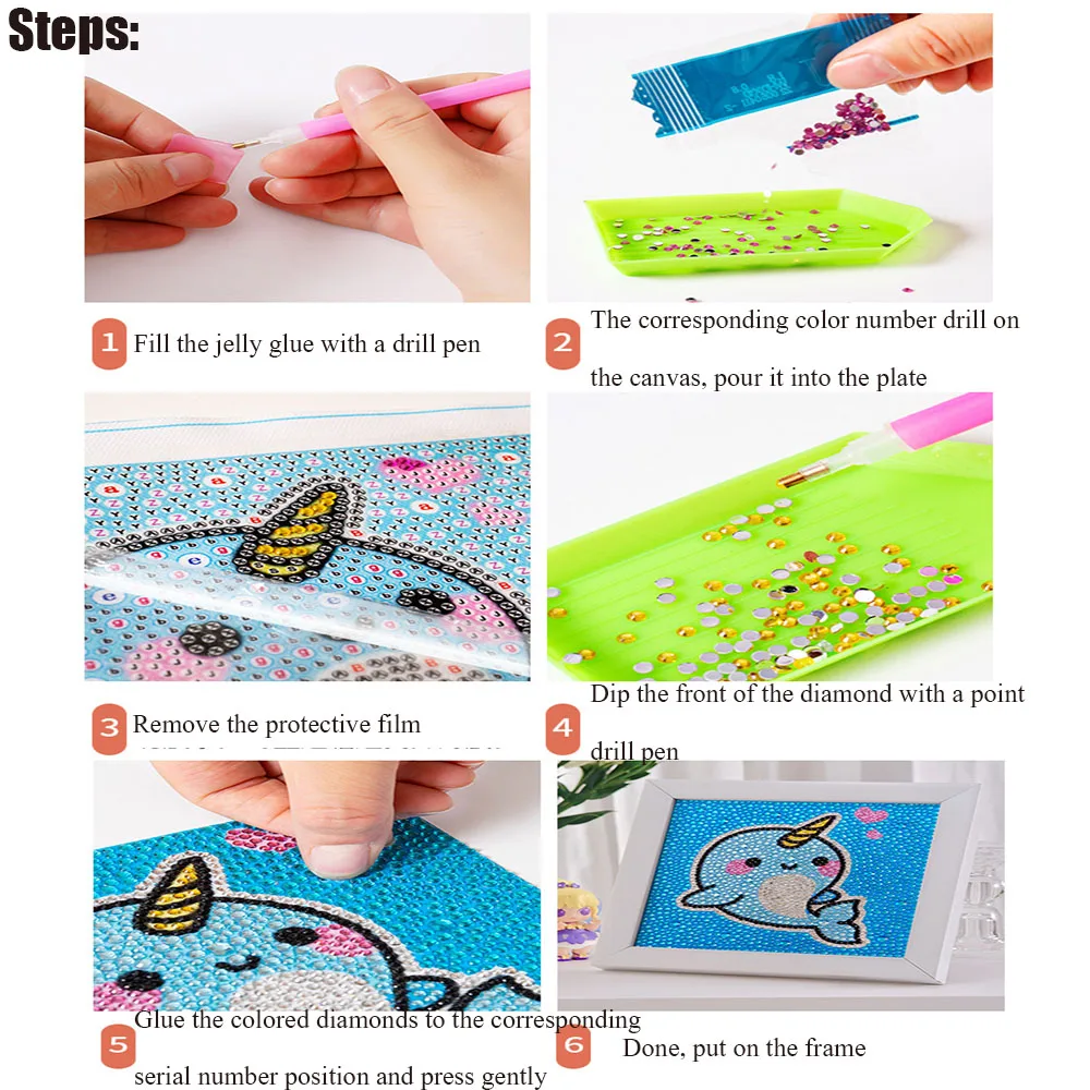 Children's Diamond Painting Diy Making Parent-child Manual Toy