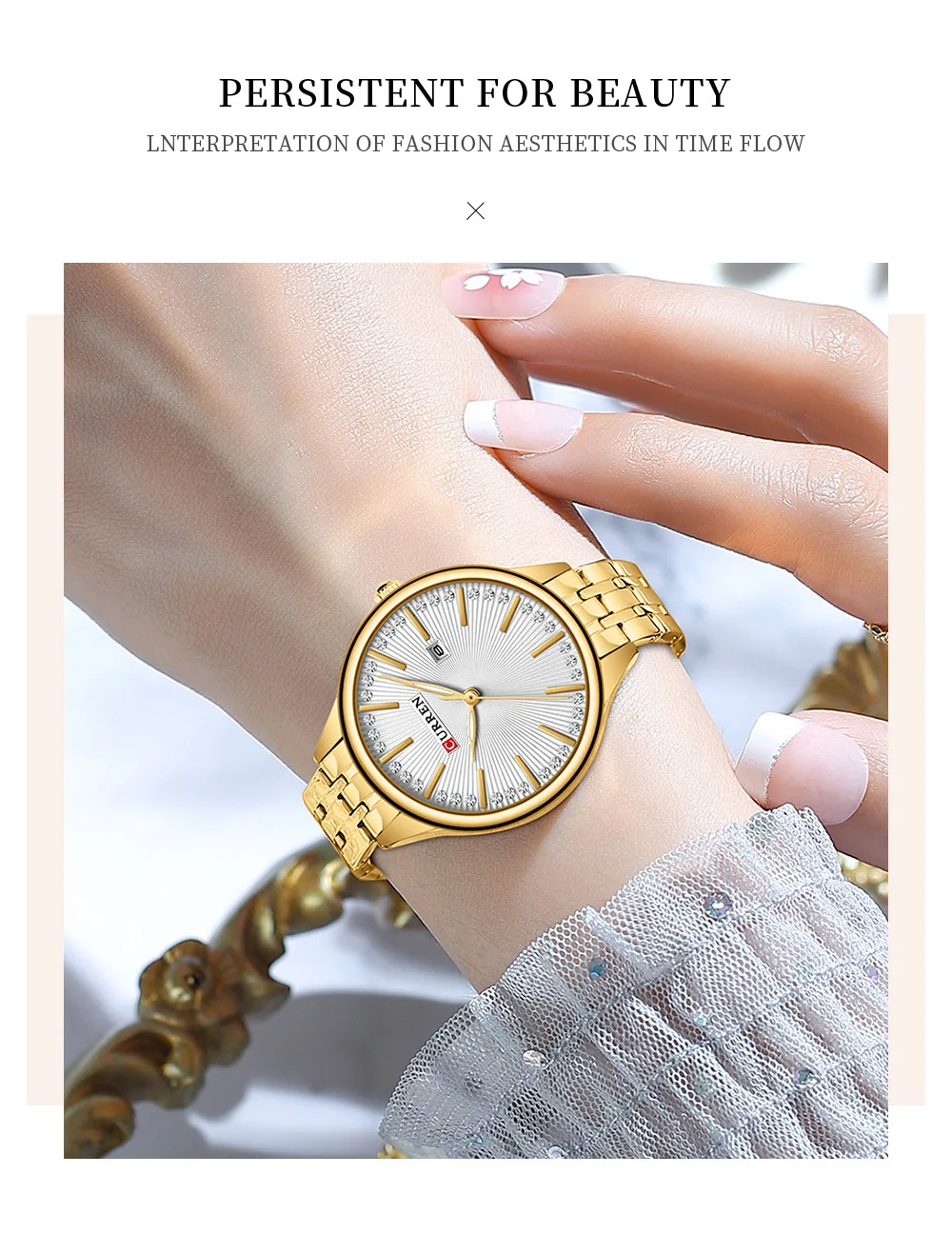 CURREN 9099 Women&rsquo;s Quartz Watch 15