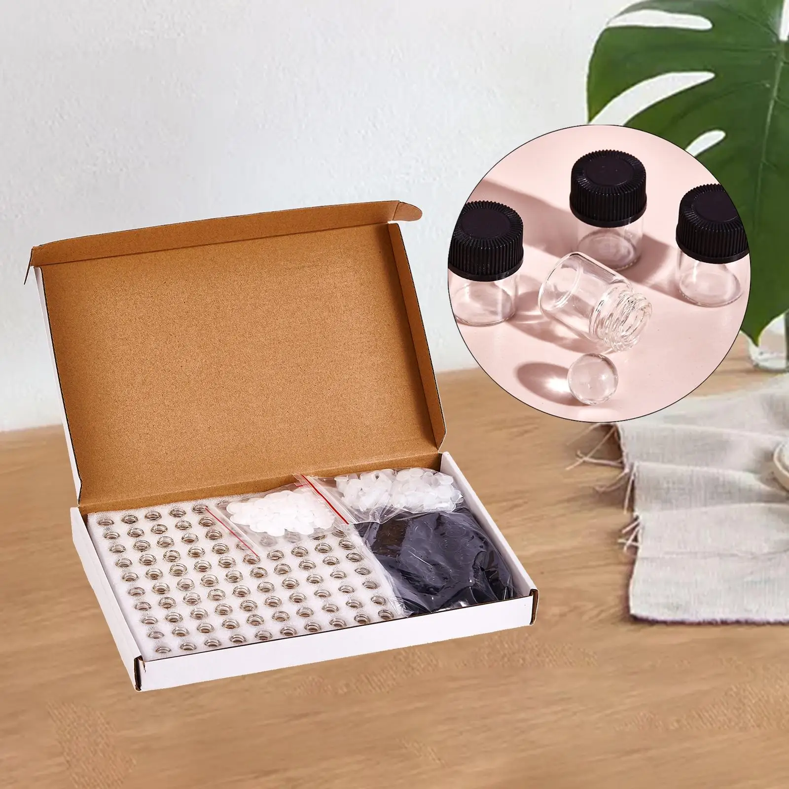 100 Pieces 1ml Essential Oil Bottles Diffuser Oil Blends Massage