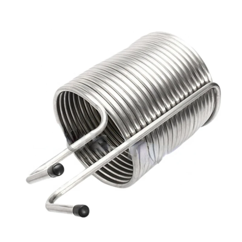 Water heater coil with fireguard hot tub outdoor pool stainless steel