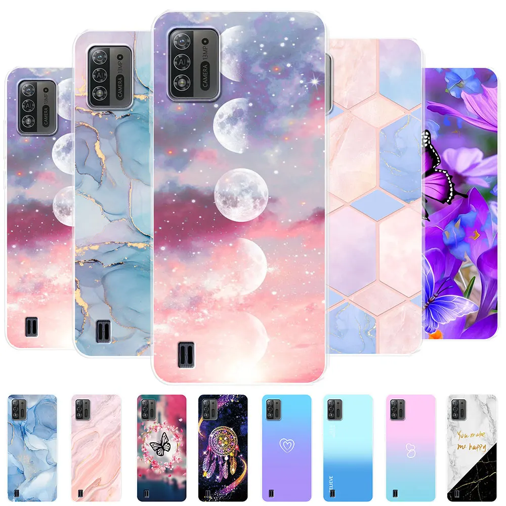Per Zte Blade A52 Lite Custodia Zte Blade A52 Custodia Protettiva In Silicone Morbido Trasparente Di Lusso Per Custodia Protettiva Per Telefono Zte A5