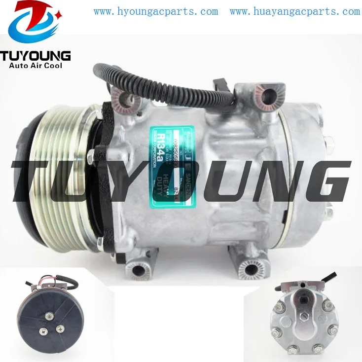 

China factory wholesale SD 7H15 SD 709 car AC compressors for Caterpillar Excavator 4281803M1 AA7H15AA